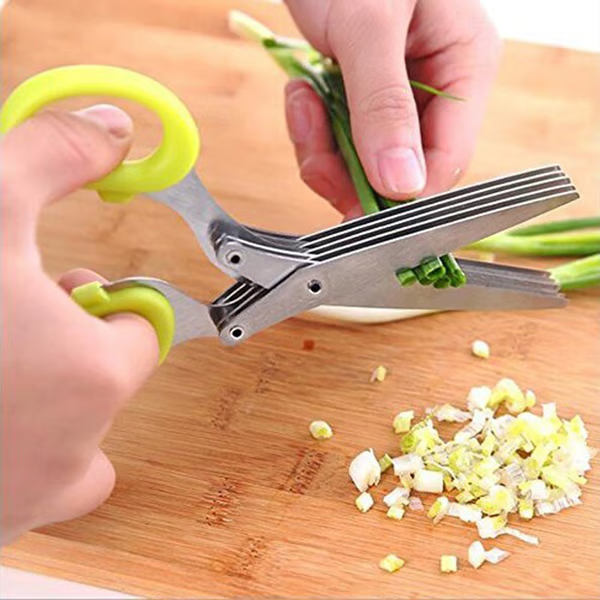 ๐5 Blade Kitchen Salad Scissors