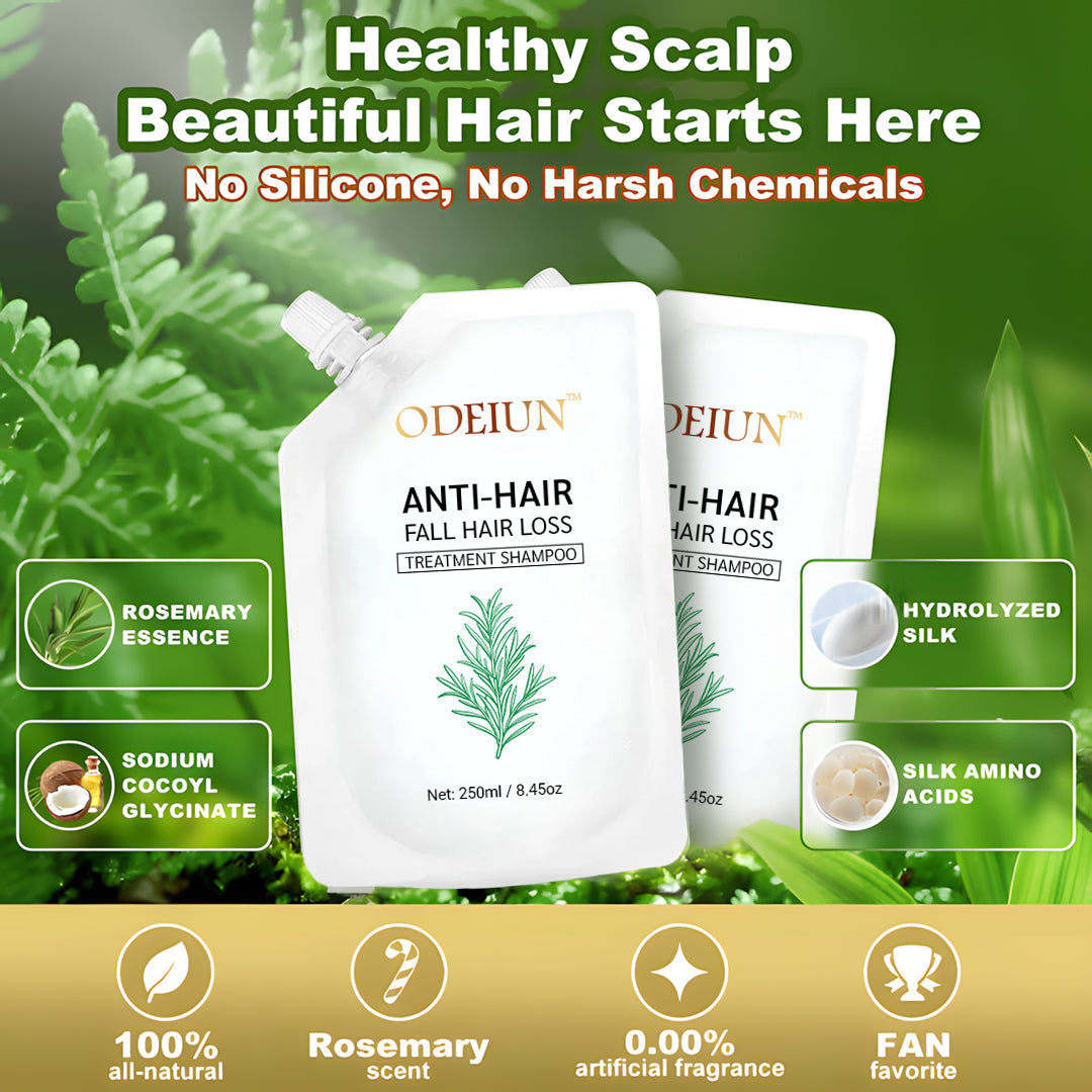 ✨ODEIUN™ Anti-Hair Fall Shampoo 🧴 – Strengthen Roots, Reduce Shedding & Promote Thicker, Healthier Hair 💪🌿