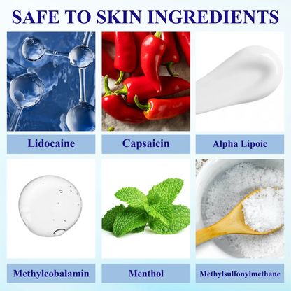 LBMLBM™ NumbAway CoolEase 2025 Enhanced – Quick-Acting Neuropathy Pain Relief with Lidocaine & Capsaicin