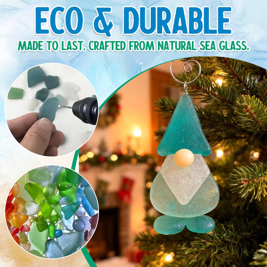 🔥Handmade Sea Glass Christmas Ornament