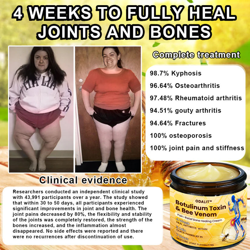 🎁Flash Sale - ODALIT™ Botulinum Toxin & Bee Venom Pain-Relief Bone Healing Cream)