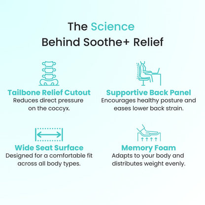 Odeiun™ Seat Cushion — Perfect Posture, All-Day Comfort, No More Numb Legs