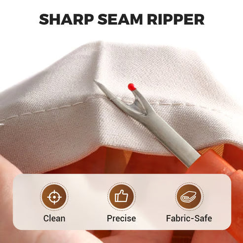 ✂️ Complete Sewing Kit – 34 Durable Needles for Home & Travel