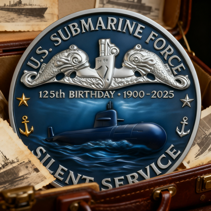 U.S. Navy Shellback Challenge Coin - 3D Sea Turtle "Crossing the Line" Commemorative Gift