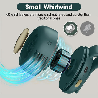 🌀Next-Gen Tech in Your Palm! Mini Silent Bladeless Fan for Instant Cooling Anywhere