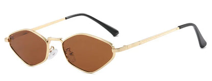 Trendy Polygonal Small Sunglasses