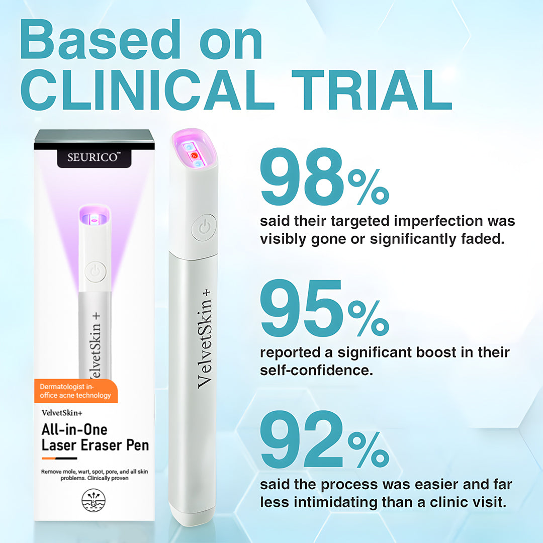 Seurico™ VelvetSkin+ All-in-One Laser Eraser Pen✨ | Safe & Easy At-Home Solution for Smooth, Spot-Free Skin 💆‍♀️🌟