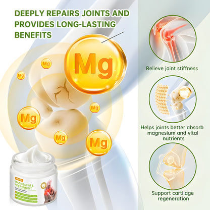 🎁NEGUSY™ Magnesium & Peppermint Arthritis & Bone Healing Cream – Fast Pain Relief & Joint Support