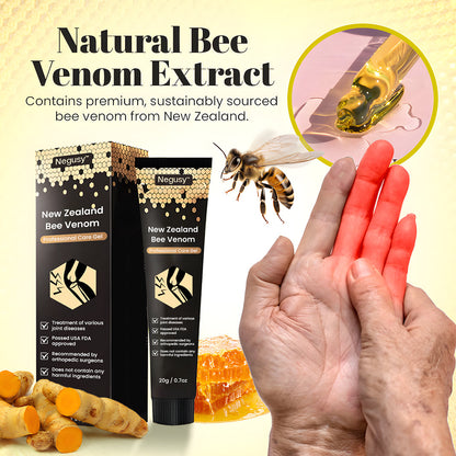 🐝 Negusy™ Bee Venom Professional Care Gel – Fast-Acting Relief for Joints & Muscles 💪✨