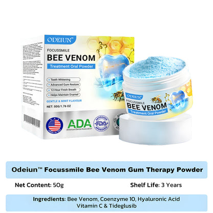 Odeiun™ Bee Venom Gum Repair Powder 🐝 (ADA Approved) 🎁 Flash Sale – Restore Teeth & Gums Now!