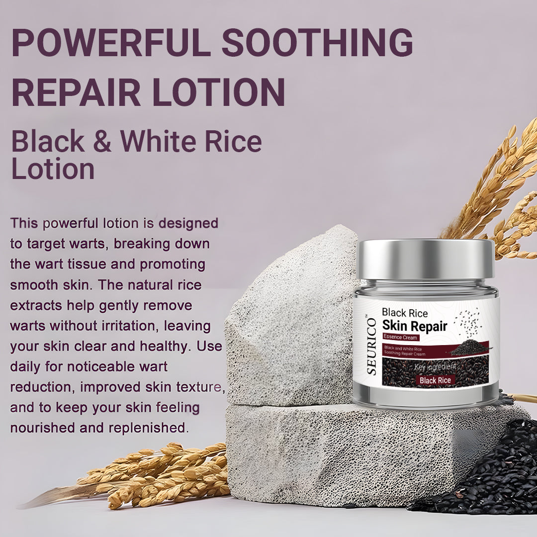 Seurico™ Black Rice Skin Repair Cream ⚕️ FDA Certified – Targets Warts, Psoriasis & Pigmentation