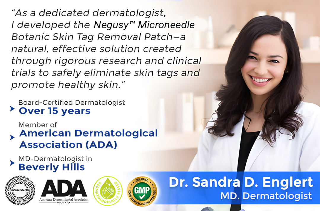 ✅Negusy™ MicroNeedle Botanic Skin Tag Removal Patches – 🇺🇸 Made in the USA | Fast, Painless, Plant-Powered