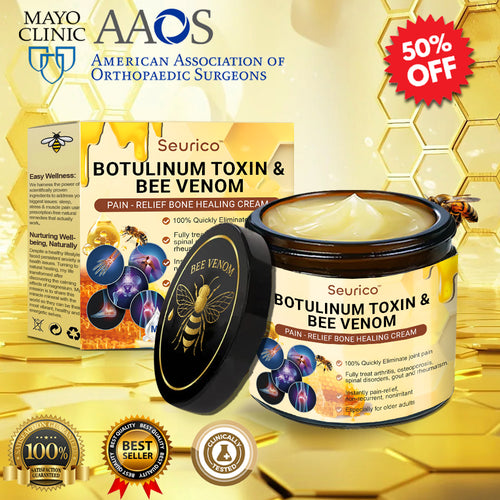 🎁Flash Sale - Seurico™ Botulinum Toxin & Bee Venom Pain-Relief Bone Healing Cream