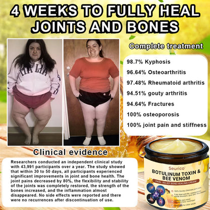 🎁Flash Sale - Seurico™ Botulinum Toxin & Bee Venom Pain-Relief Bone Healing Cream