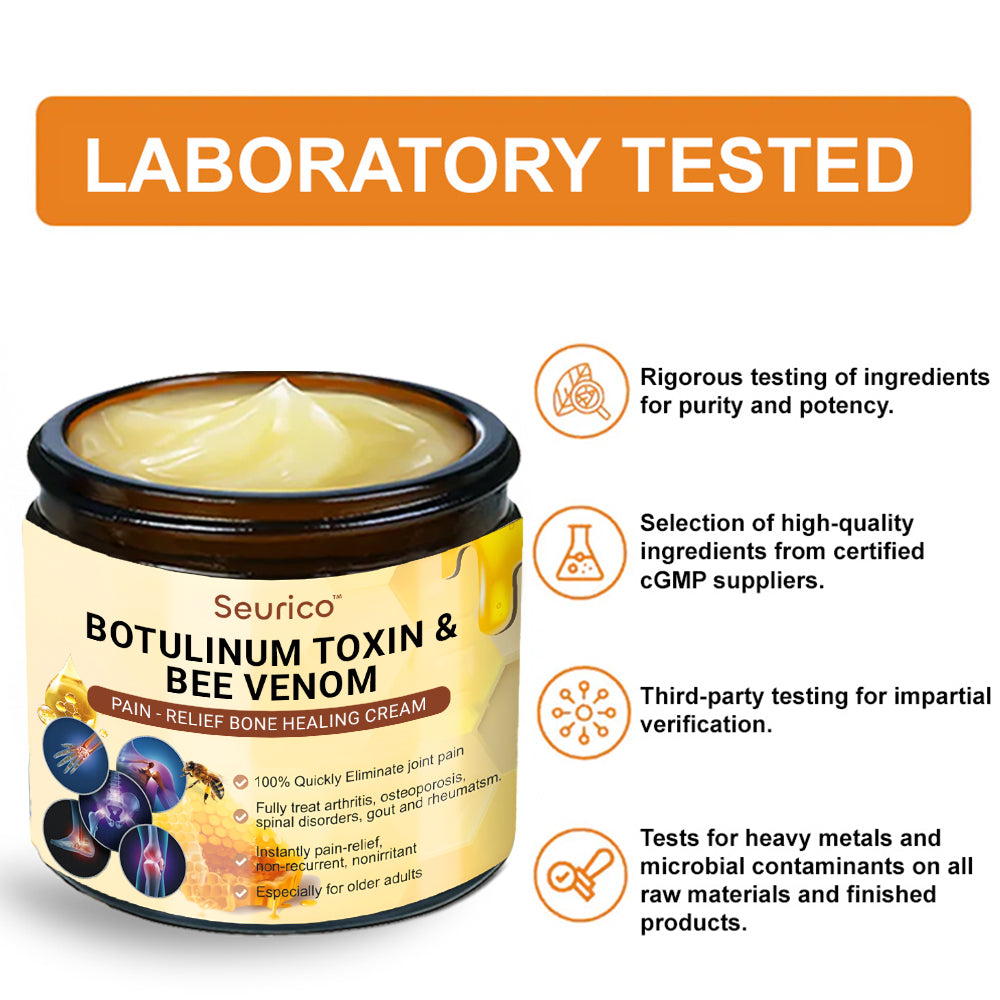 🎁Flash Sale - Seurico™ Botulinum Toxin & Bee Venom Pain-Relief Bone Healing Cream