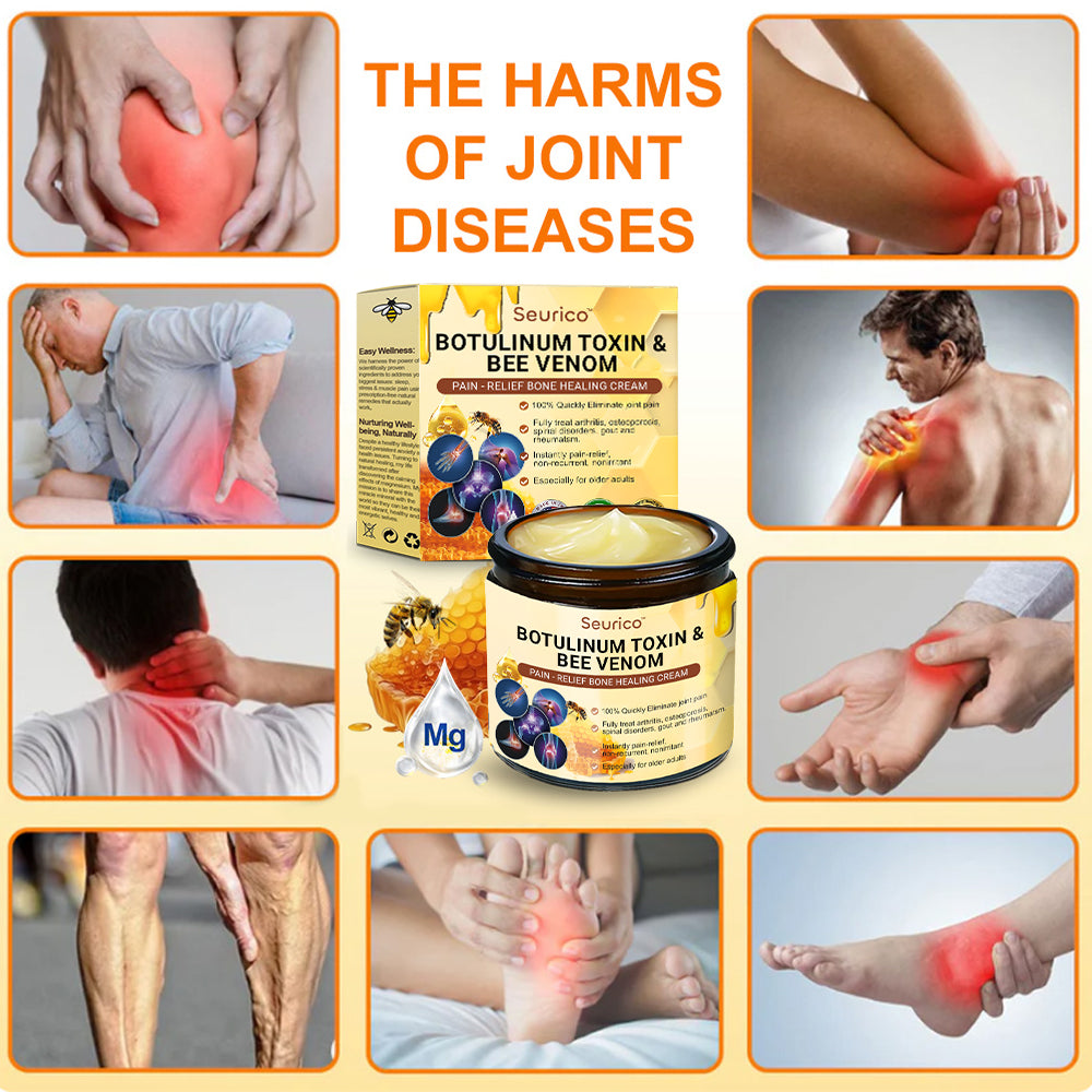 🎁Flash Sale - Seurico™ Botulinum Toxin & Bee Venom Pain-Relief Bone Healing Cream