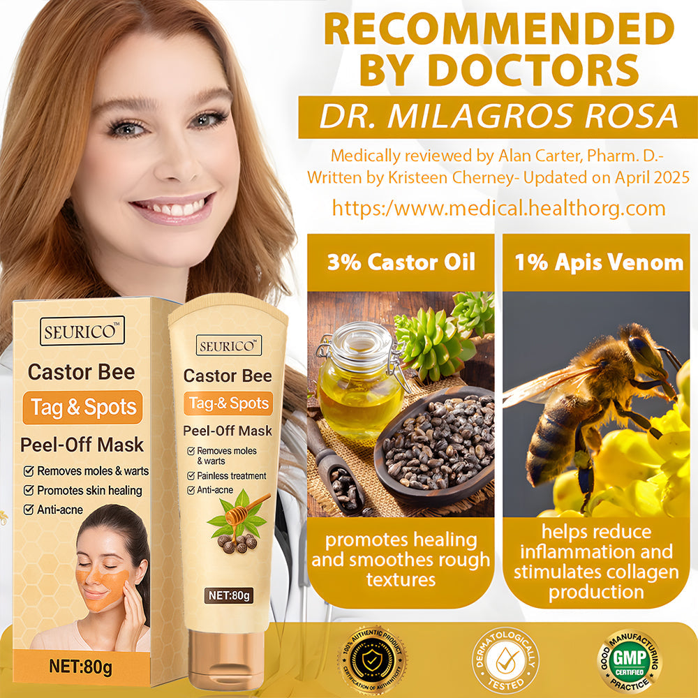 【🔥Last Day Promotion 45% OFF⚡】Seurico™ CastorBee Tag & Spots Peel-Off Mask
