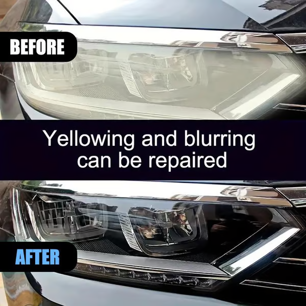 🚘 Zakdavi™ Automotive Headlamp Restoration Fluid Kit | Clear Vision, Safer Driving ✨