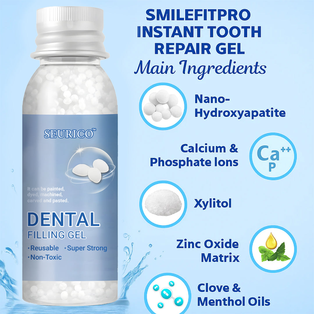 Seurico™ Instant Tooth Repair Gel – No Drills, No Pain, Fast at Home Fix!