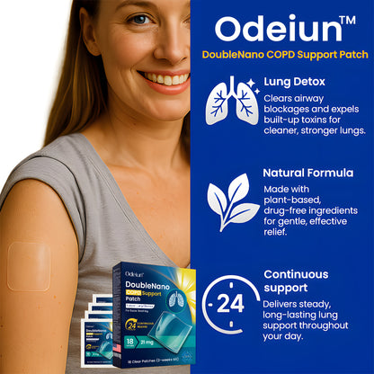 👑👑👑👑Official Store: ODEIUN™ DoubleNano Advanced Lung Detox Relief Patch