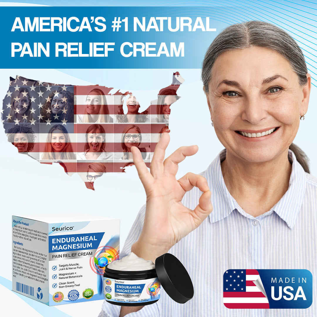 ✨Seurico™ EnduraHeal Magnesium Pain Relief Cream 💪🌿 – Natural Joint & Muscle Relief | Anti-Inflammatory | Fast Recovery Support