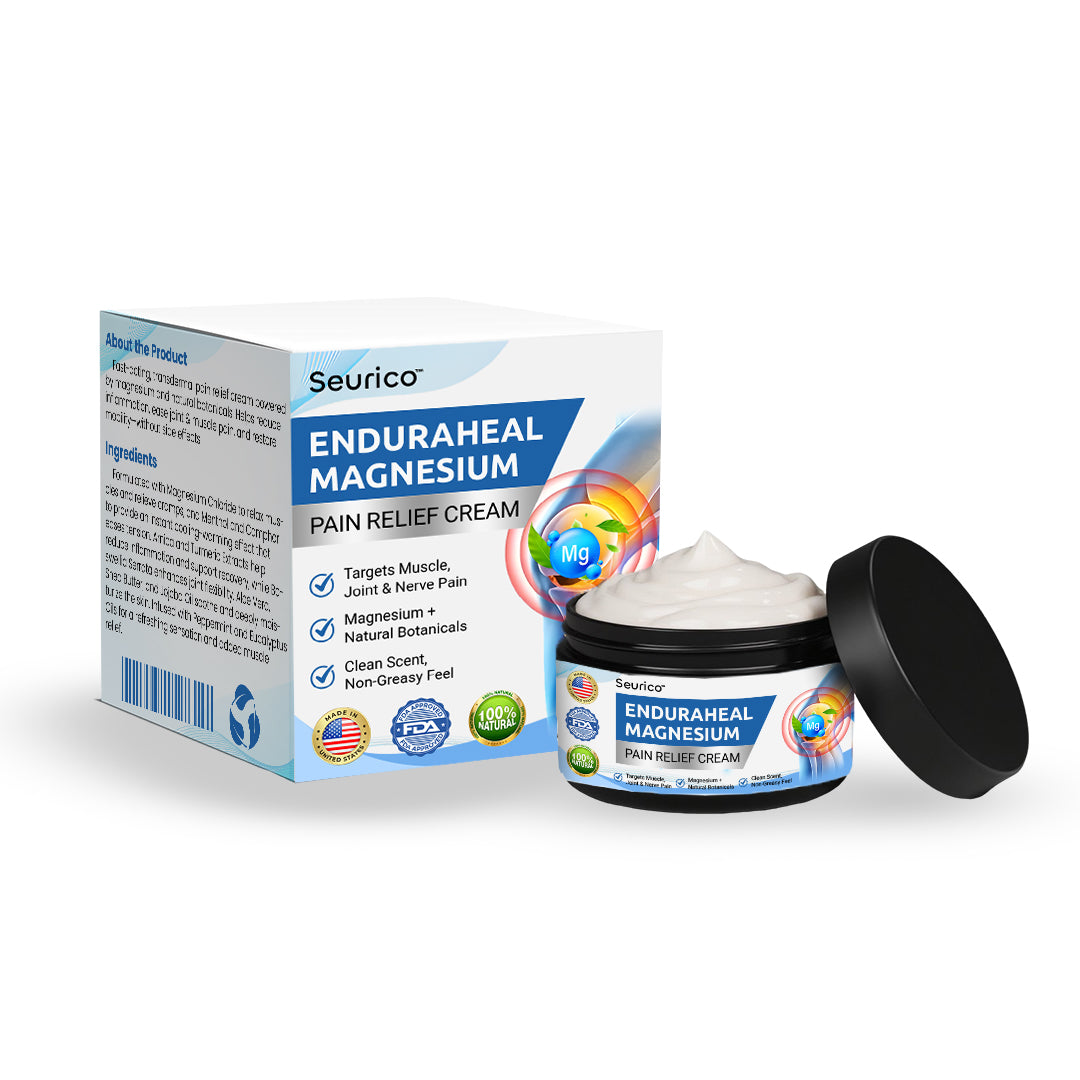 ✨Seurico™ EnduraHeal Magnesium Pain Relief Cream 💪🌿 – Natural Joint & Muscle Relief | Anti-Inflammatory | Fast Recovery Support