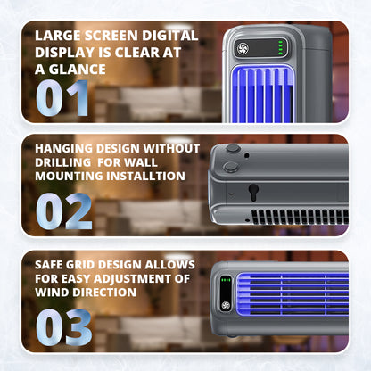 🧊 Wireless Cooling AC – Instant Chill in 30 Seconds, Stay Cool All Summer!