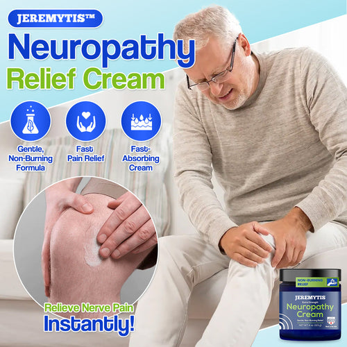 JEREMYTIS™ Neuropathy Relief Cream, Pain Relief for Feet, Toes, Legs, Hands & Arms