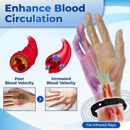 ✨ Zakdavi™ NumbMend Graphene Bracelet – Relieve Numbness & Boost Circulation