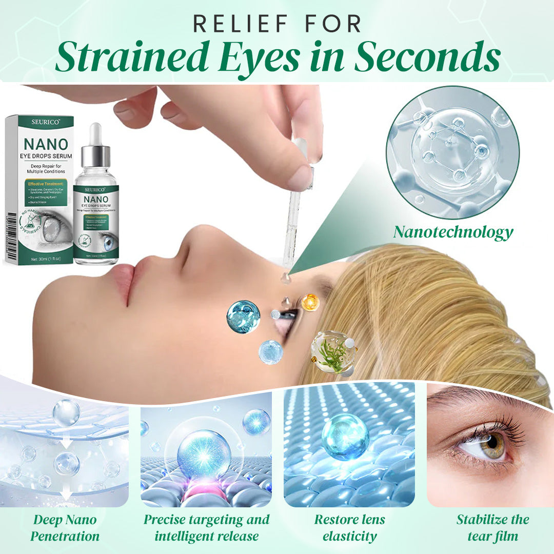 👩‍⚕️Seurico™ Nano Eye Drops Serum ✅Approved by the American Academy of Ophthalmology(Suitable for presbyopia, dry eye syndrome, glaucoma, and cataracts)