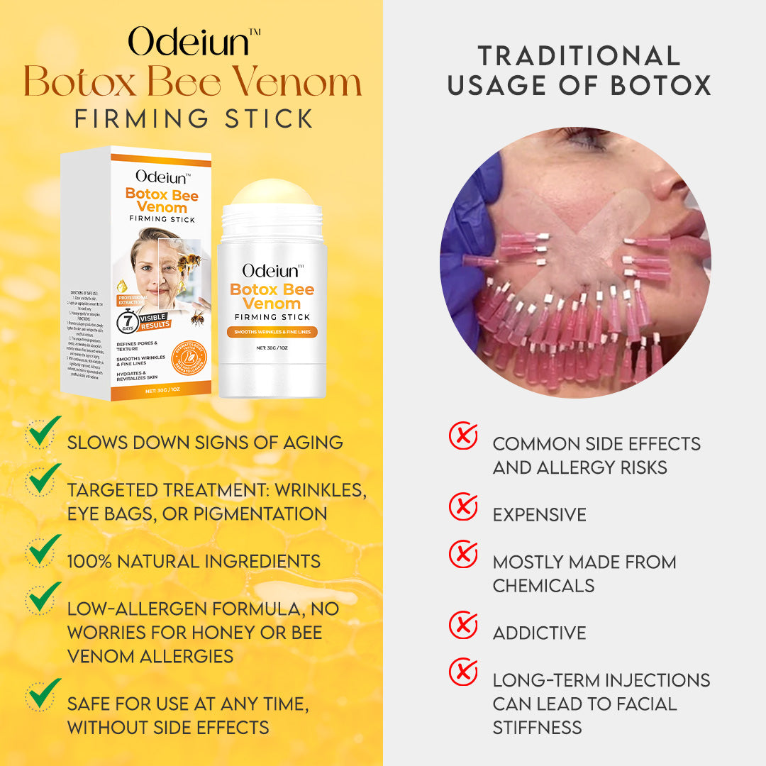 ⚡ Limited-Time 50% OFF – Odeiun™ Botox Bee Venom Firming Serum Stick for Instant Lift & Tightening