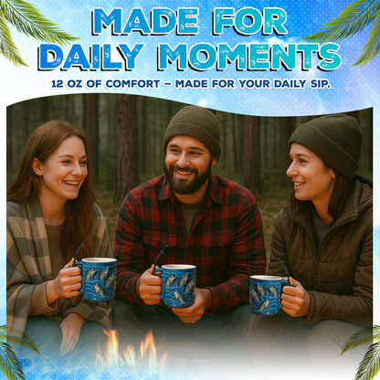 Handcrafted Fishing Mug 🎣 – The Perfect Gift for Anglers & Nature Lovers