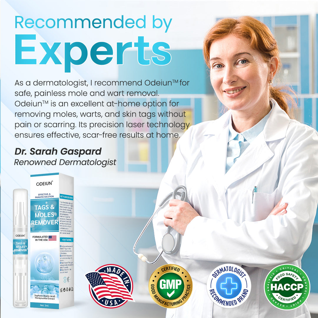 ✅ ODEIUN™ Professional Mole Removal Serum – Trusted Dermatological Formula 🩺