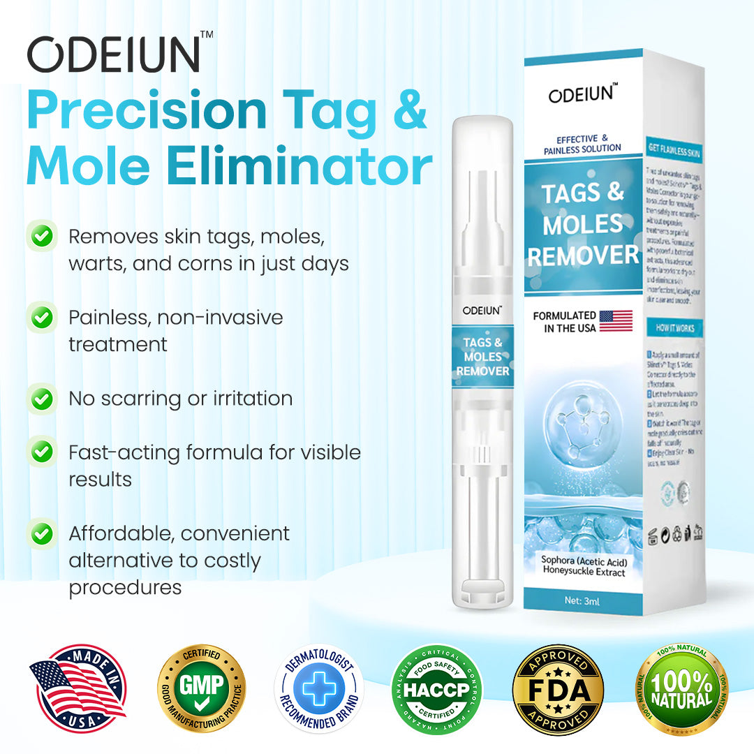 ✅ ODEIUN™ Professional Mole Removal Serum – Trusted Dermatological Formula 🩺