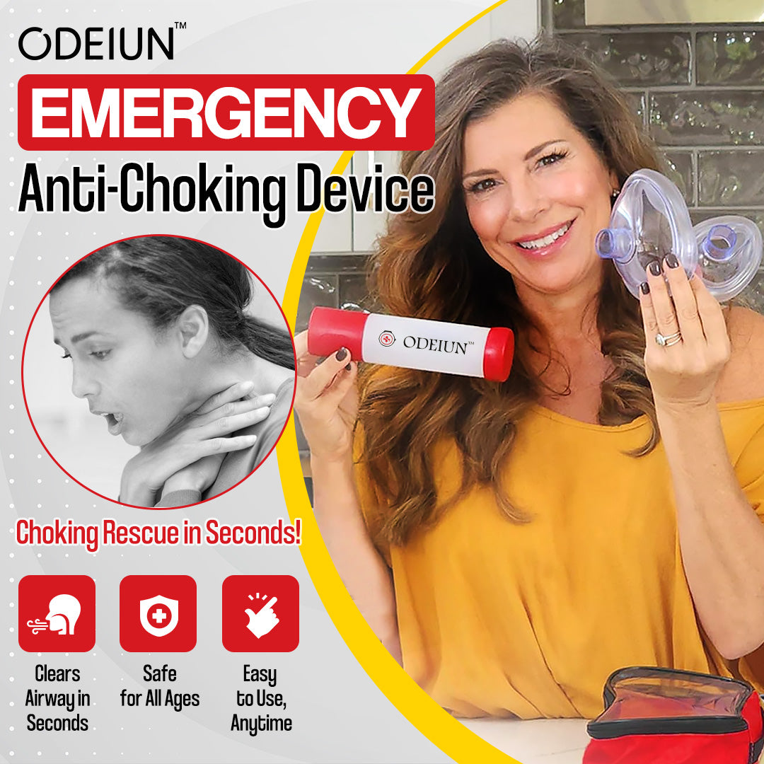 Odeiun™ Emergency Anti-Choking Device – FDA-Cleared, Safe for Adults & Kids