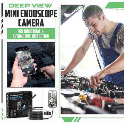 🔥Limited Time Only: Get 50% Off Now! 🎁  ~Deep View Mini Endoscope Camera for Industrial & Automotive Inspection