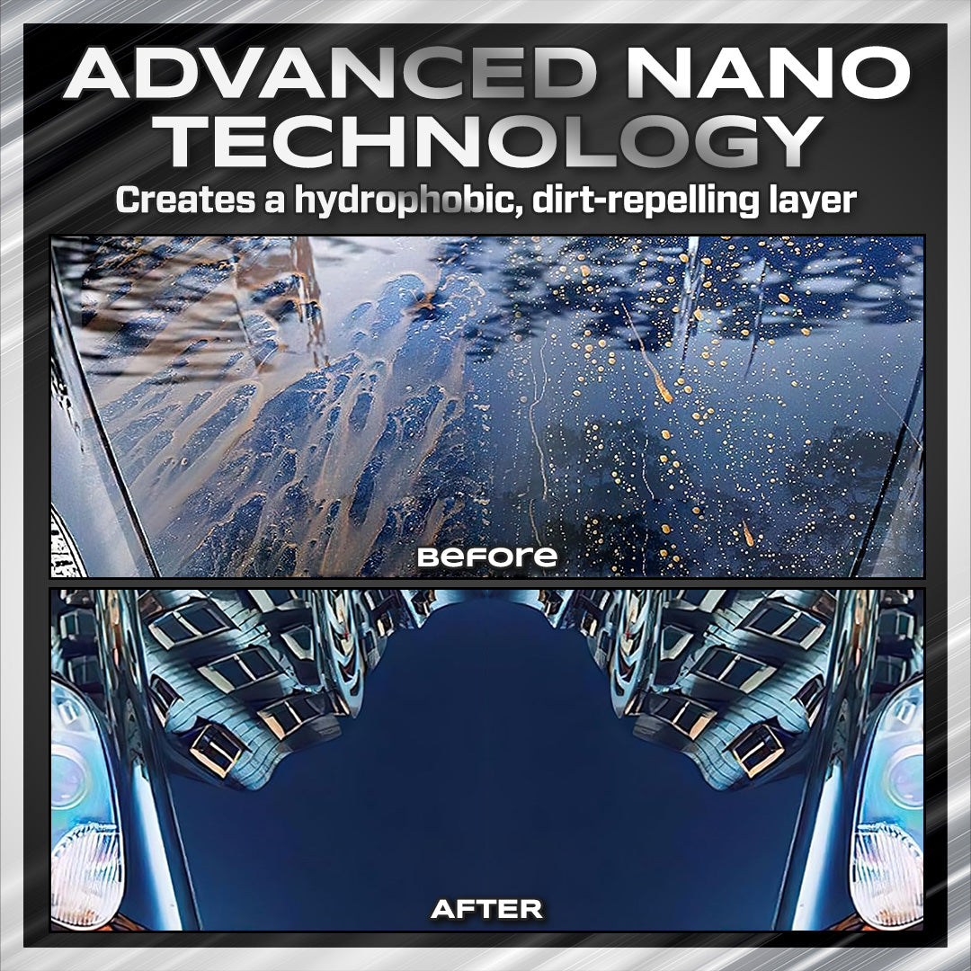 Titanium Ceramic Wax Cream — 9H Protection + Mirror-Gloss Shine in 15 Minutes