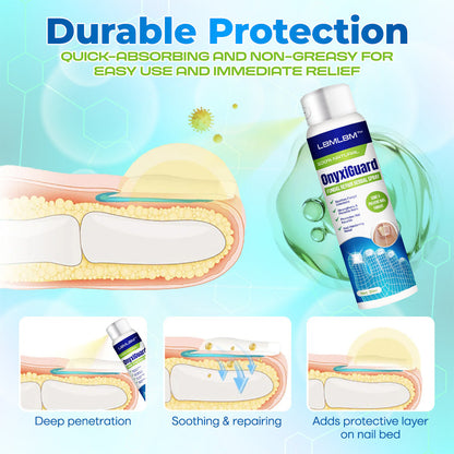 Lbmlbm® OnyxiGuard Fungal Repair Herbal Spray – 🌿 Natural Treatment for Healthy, Revitalized Skin & Nails ✨