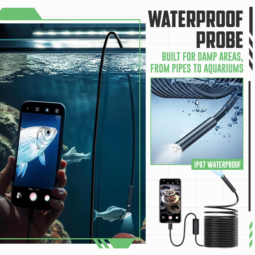 🔥Limited Time Only: Get 50% Off Now! 🎁  ~Deep View Mini Endoscope Camera for Industrial & Automotive Inspection