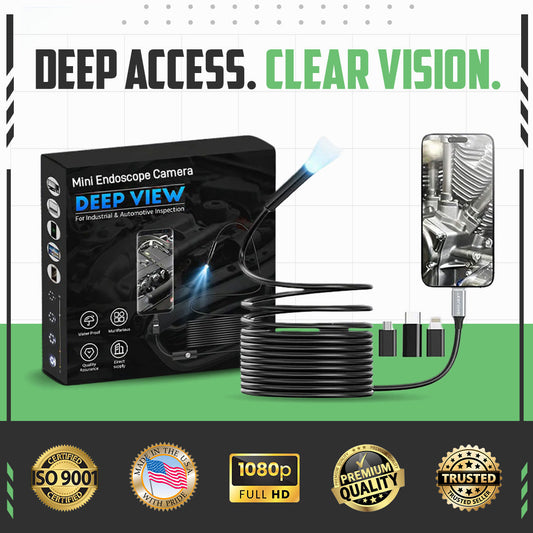 🔥Limited Time Only: Get 50% Off Now! 🎁  ~Deep View Mini Endoscope Camera for Industrial & Automotive Inspection