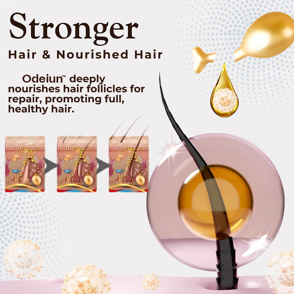 Odeiun™ Hair Renewal Capsules: Nourish for Thicker, Fuller Hair