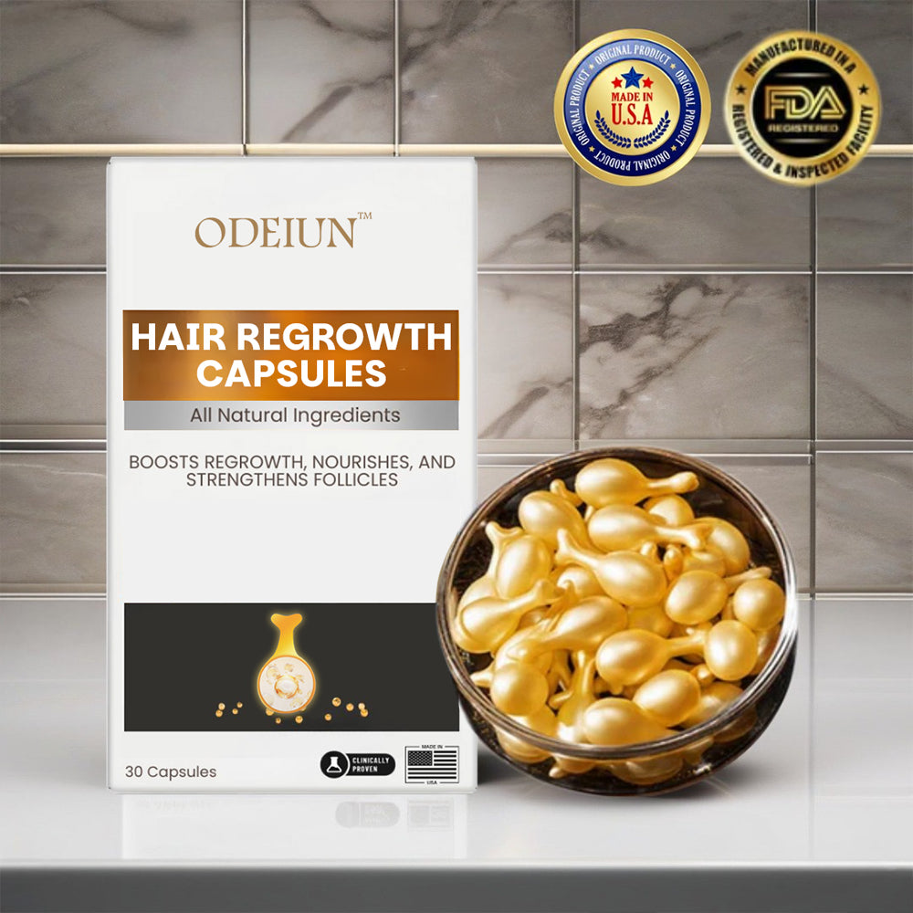 Odeiun™ Hair Renewal Capsules: Nourish for Thicker, Fuller Hair
