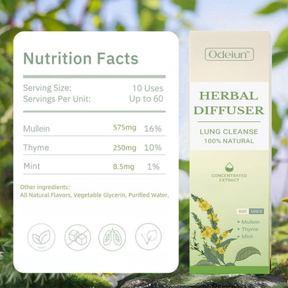 ODEIUN™ Herbal Diffuser  – Breathe Easy, Calm Your Mind