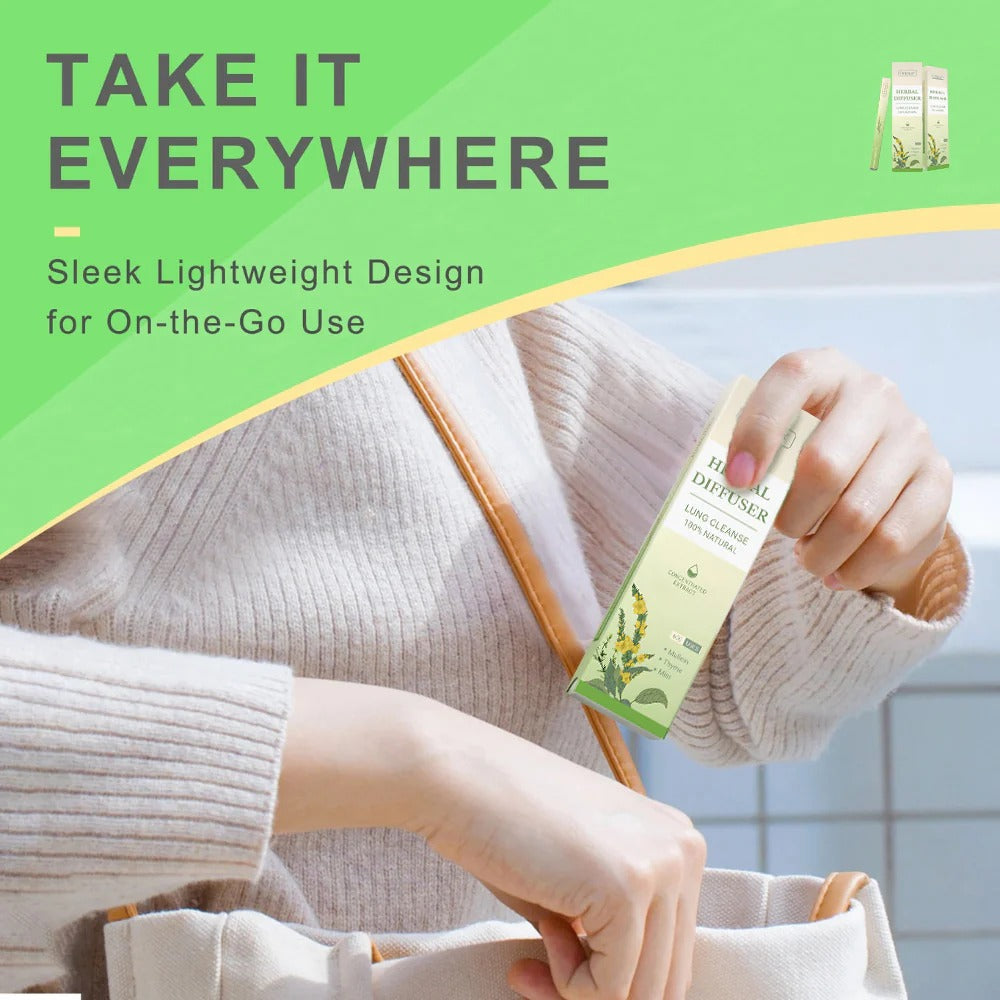 ODEIUN™ Herbal Diffuser  – Breathe Easy, Calm Your Mind