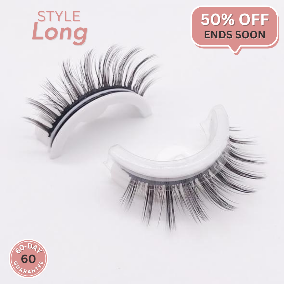 Effortless Beauty: Reusable Adhesive Eyelashes That Stay All Day