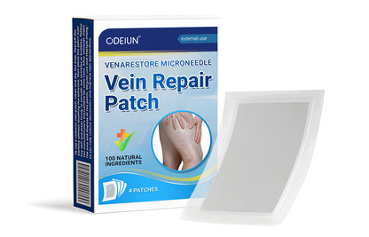 ODEIUN™ VenaRestore MicroNeedle Vein Repair Patch | 💙 Varicose Vein Relief ✨ Circulation Support 🦵 Leg Care [Official Flagship Store]