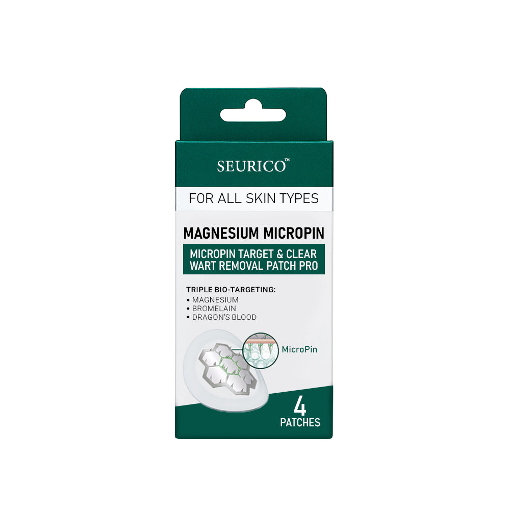 Seurico™ Magnesium MicroPin Target & Clear Wart Removal Patch