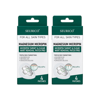 Seurico™ Magnesium MicroPin Target & Clear Wart Removal Patch