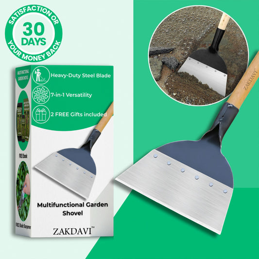 🌟Hot Sale! 🛠️Heavy-Duty Manganese Steel Multi-Function Garden Shovel