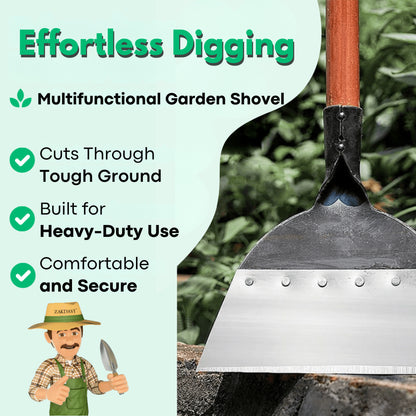 🌟Hot Sale! 🛠️Heavy-Duty Manganese Steel Multi-Function Garden Shovel